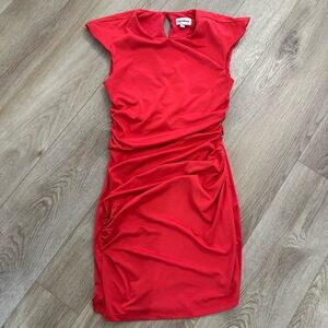 Superdown Vibrant Red Dress